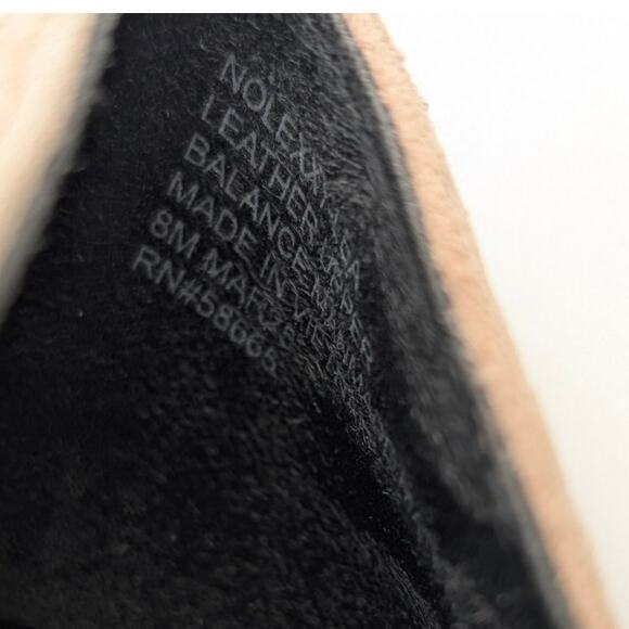 Nordstrom Lexxy Pointed Toe Heel Pumps Women's Tan Light Size US8M EU39 - Picture 7 of 11